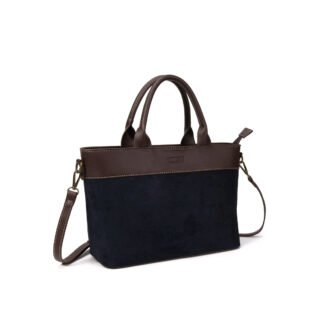 Bolso ecopiel serraje de mano y con bandolera regulable